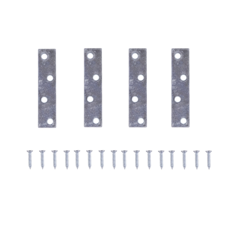 ProSource MP-Z03-C4PS Mending Plate, 3 in L, 3/4 in W, Steel, Screw Mounting